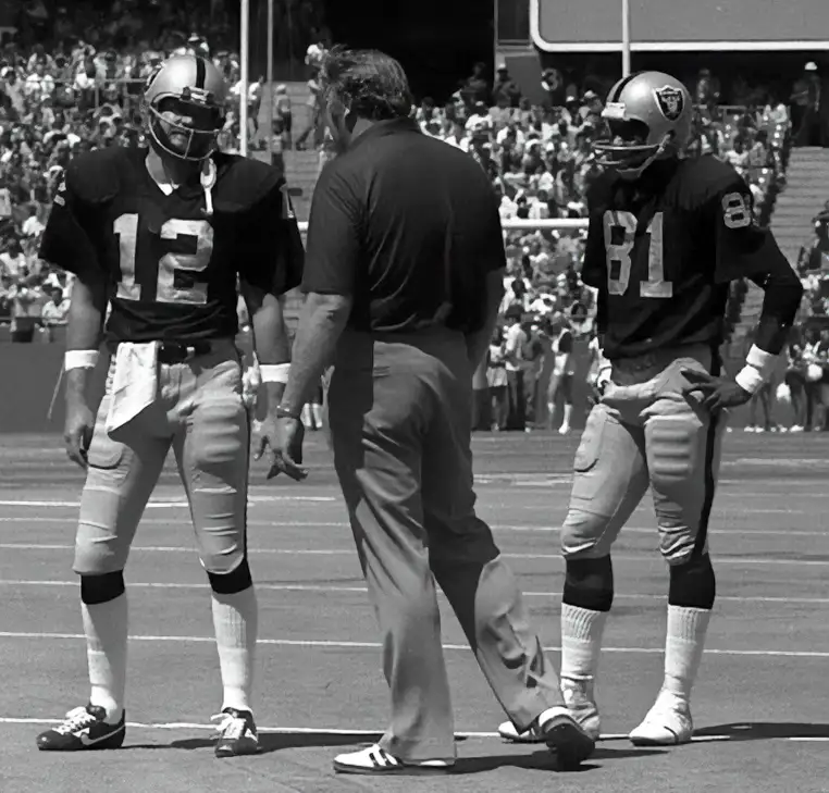 Ken Stabler, John Madden & Morris Bradshaw